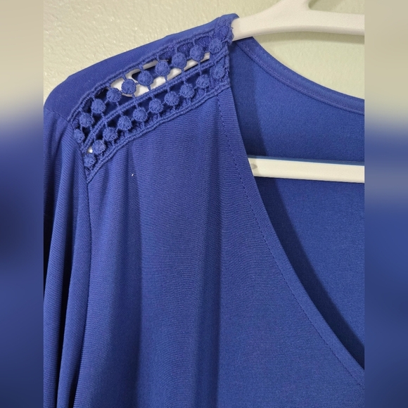 Studio Works Blue Bell Sleeve Shirt Size 2X - Picture 3 of 8